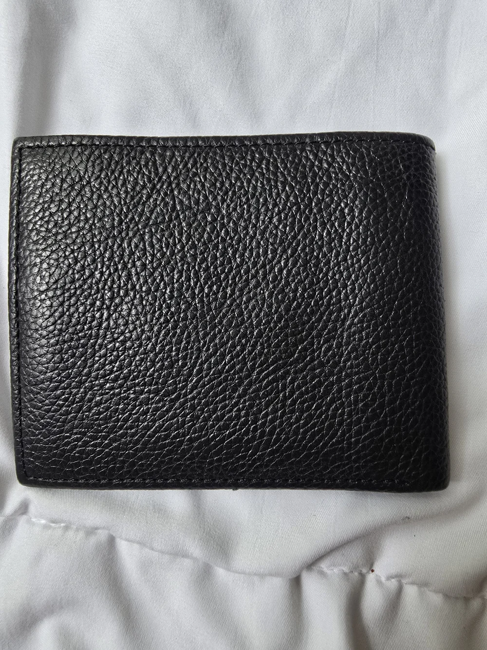 Harley Davidson Black Skull Leather Bifold Wallet